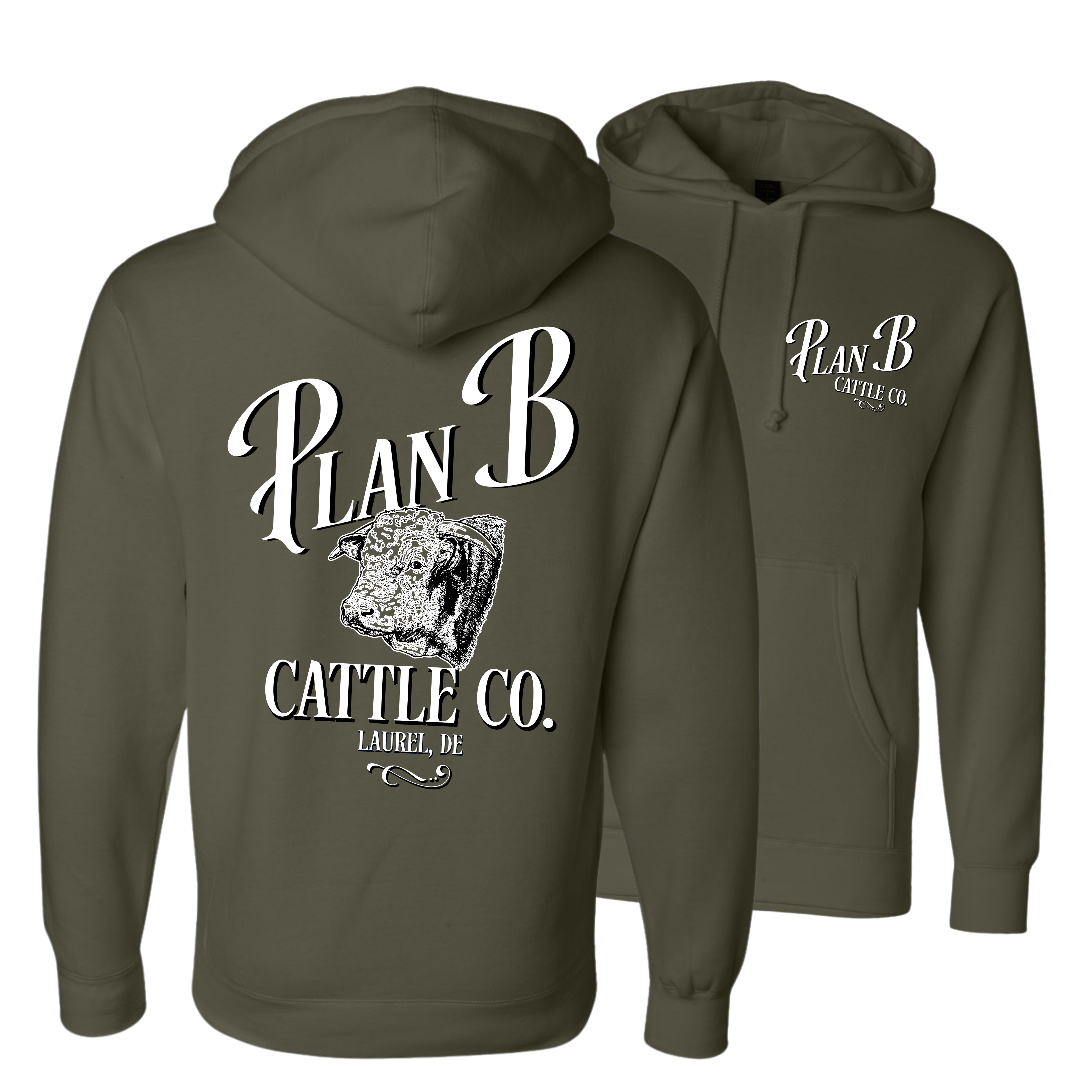 Plan B Cattle Co. - Heavy Unisex Hoodie - Adult